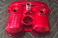 Candy red valve cover