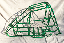 Mini sprint car frame candy green