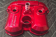 Candy red valve cover